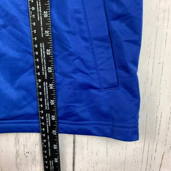 Kansas University NCAA Large Blue Full-Zip Sweatshirt Adult New Mens - Picture 6 of 7